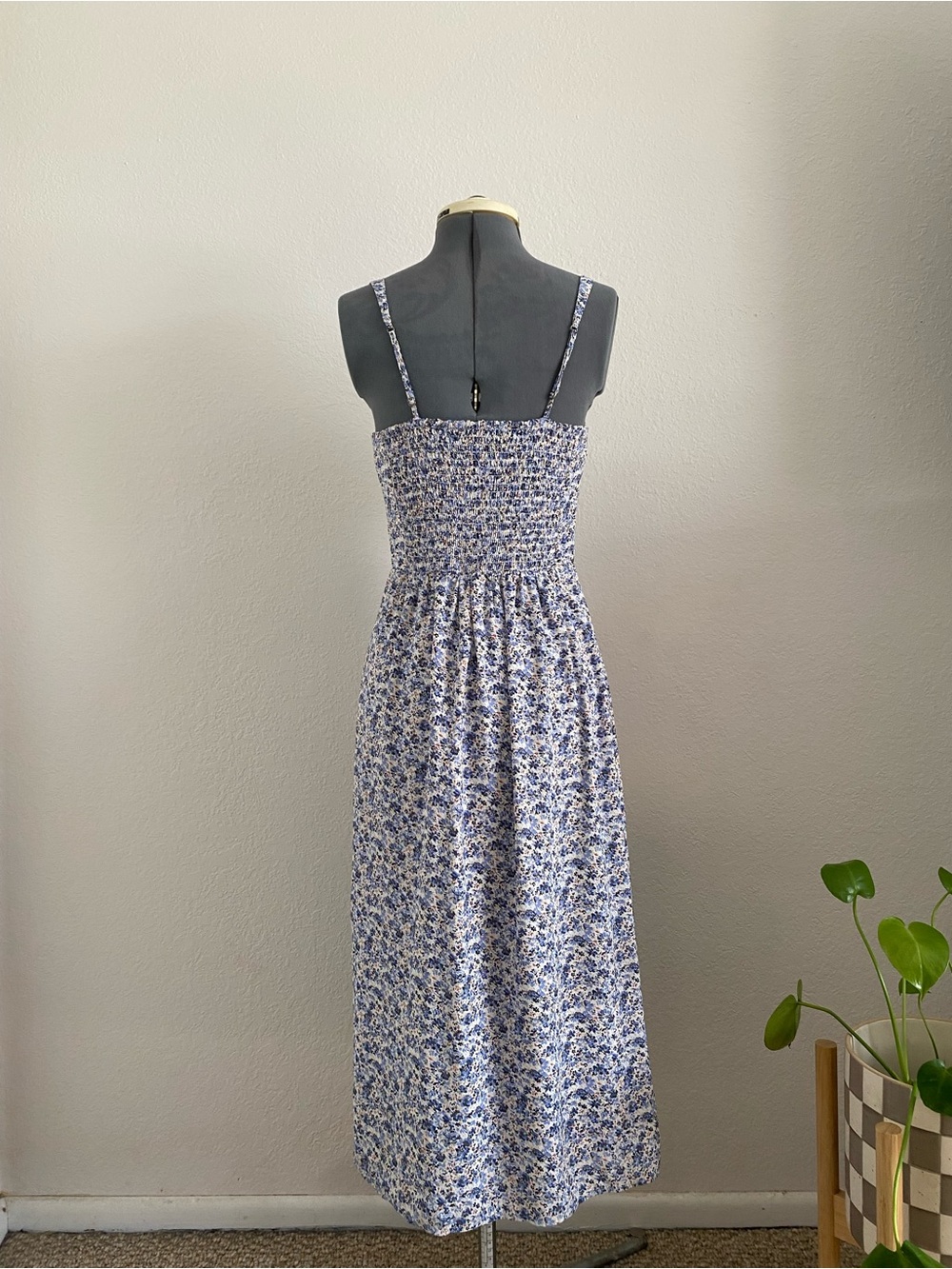 Abercrombie & Fitch Blue Floral Dress - Picture 3 of 7